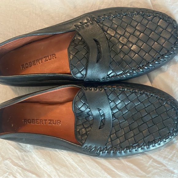 ROBERT ZUR PETRA LOAFER BLACK LEATHER women’s size 12 or men’s size 10 - Picture 8 of 10